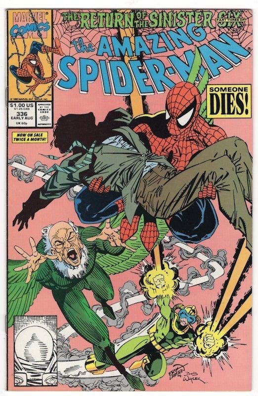 Amazing Spider-Man (Marvel, 1963 1st Series) #336, Ophalen of Verzenden, Zo goed als nieuw