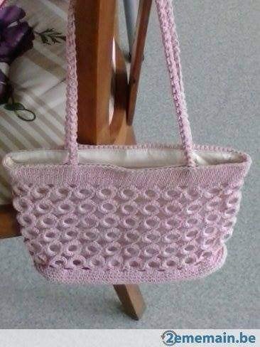 sac bandoulière rose, Hobby & Loisirs créatifs, Enlèvement, Comme neuf, Contenu non compris