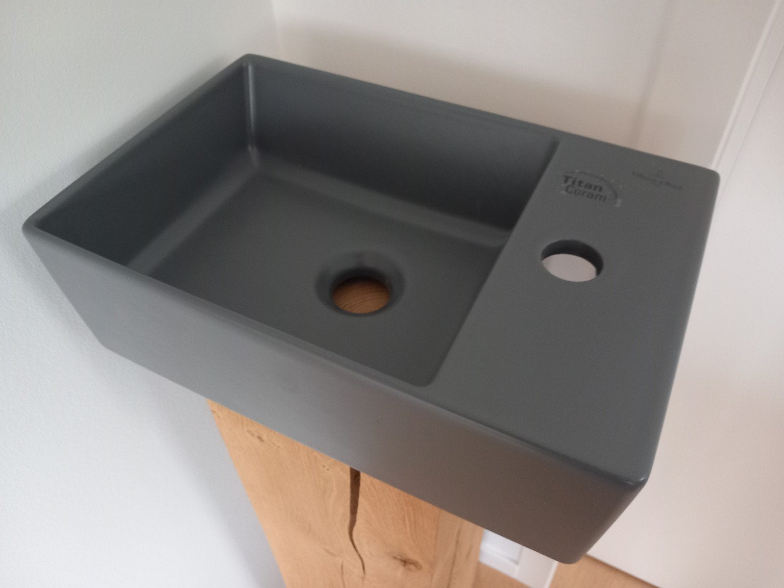 Lave-mains Villeroy & Boch - Graphit Ceramic Plus - neuf, Enlèvement