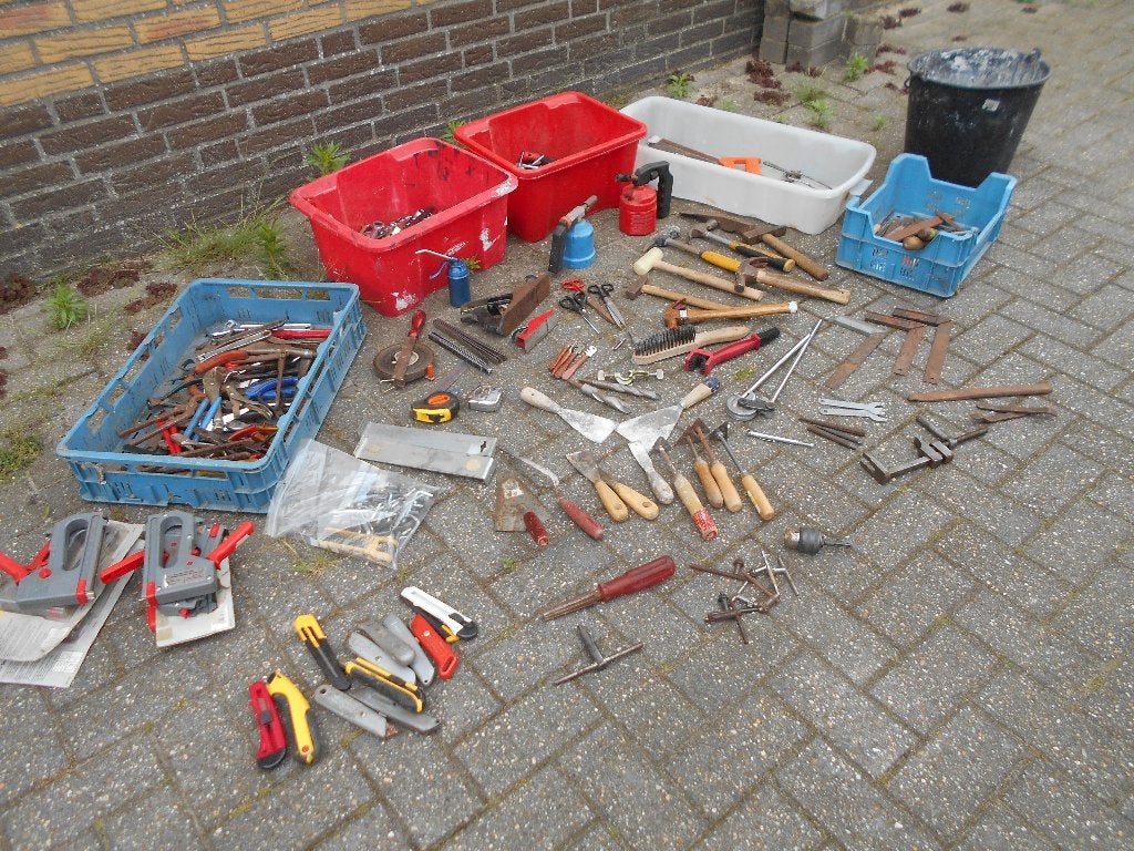 partij handgereedschap, Doe-het-zelf en Bouw, Ophalen, Gebruikt