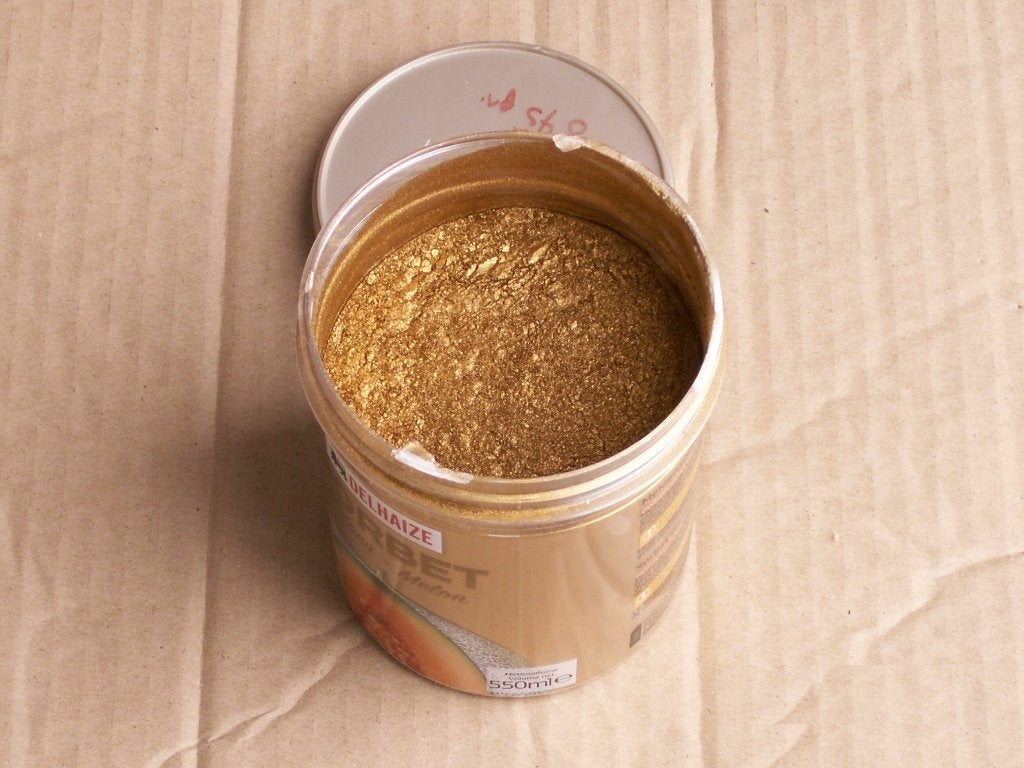 Poudre d'or., Antiquités & Art, Art | Peinture | Classique, Enlèvement ou Envoi, Autres sujets, Autres techniques, Autres styles