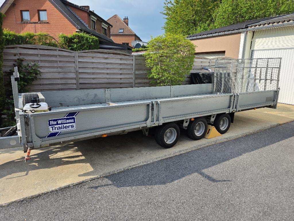 Remorque Ifor Willams Tiltbed 3500kg, Autos : Divers, Remorques, Enlèvement, Comme neuf