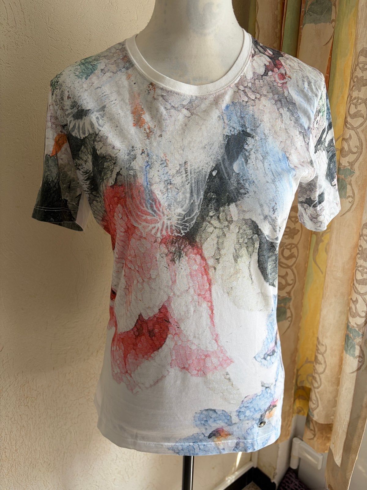 Sisley T-shirt maat S, Kleding | Dames, T-shirts, Ophalen of Verzenden, Zo goed als nieuw, Wit