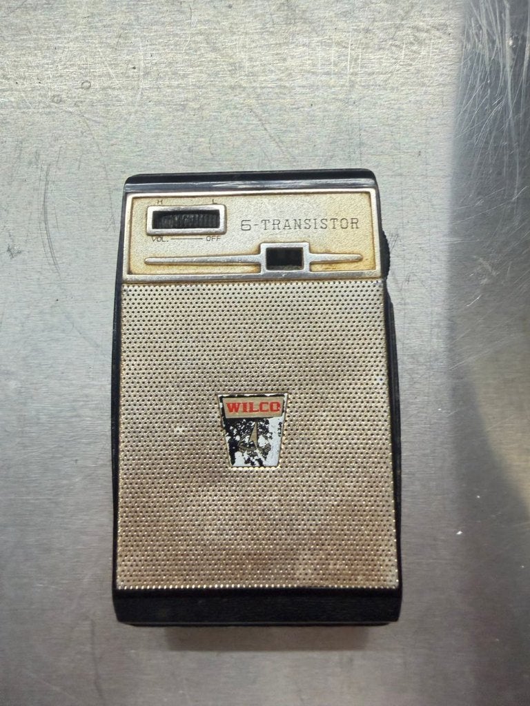 Vintage WILCO 6 Transistor Radio - Draagbare Ontvanger, Enlèvement ou Envoi, Utilisé, Transistor