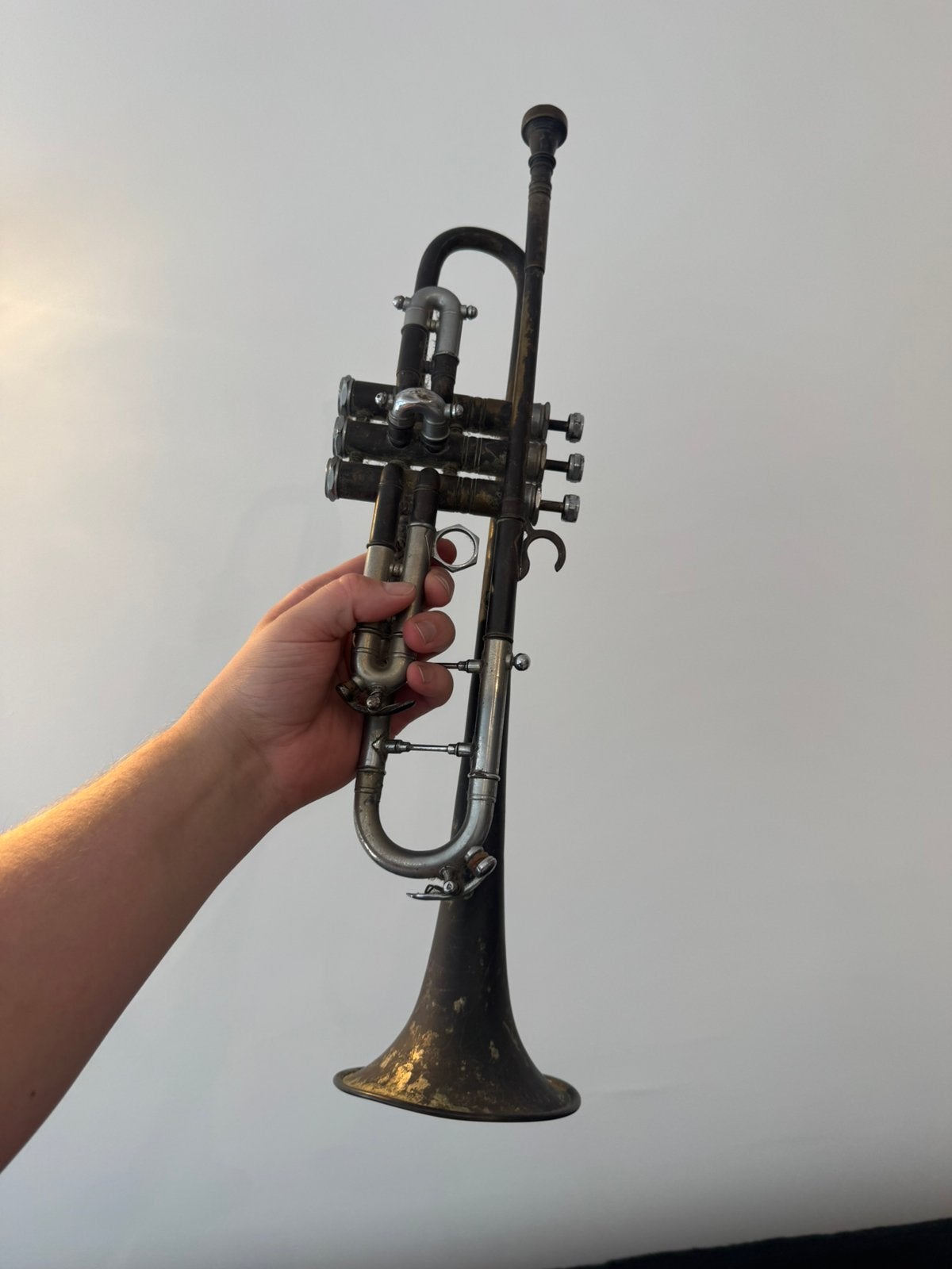 Trompet antiek P. Senecaut Bruxelles, Muziek en Instrumenten, Ophalen of Verzenden