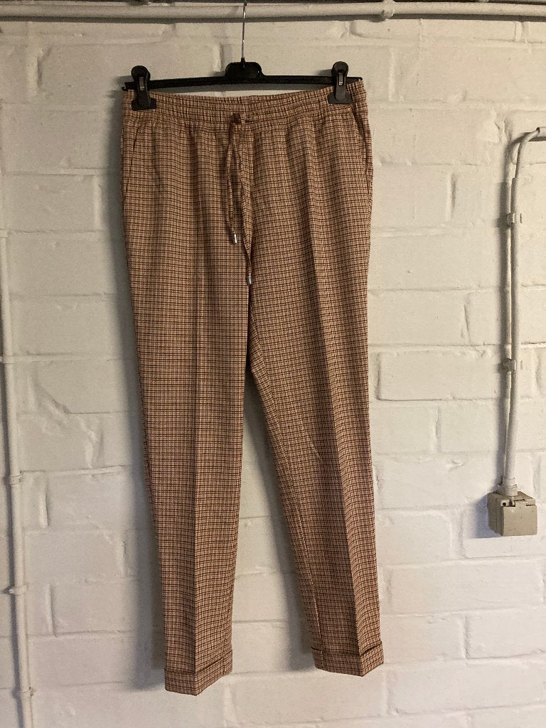 Geruite lange broek, Sora, maat 40 zo goed als nieuw, Maat 38/40 (M), Meerkleurig, Ophalen of Verzenden, Zo goed als nieuw