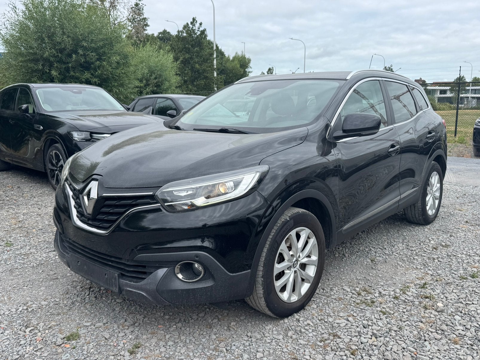 Renault Kadjar 1.6DCi***2016***Euro 6b***, 4 cilinders, Leder en Stof, Zwart, 96 kW