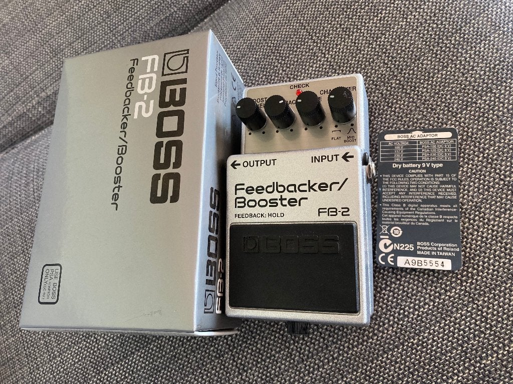 Boss FB-2 Feedbacker / Booster, Ophalen of Verzenden, Zo goed als nieuw, Distortion, Overdrive of Fuzz