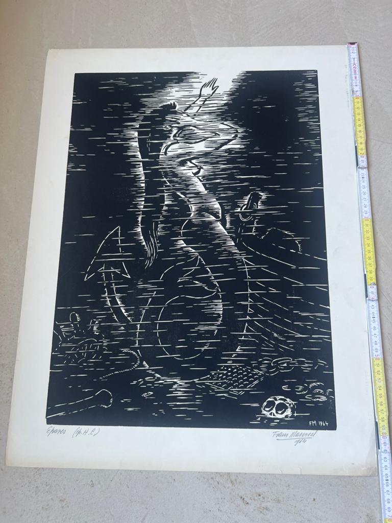 Masereel Frans, Antiquités & Art, Art | Lithographies & Sérigraphies, Enlèvement