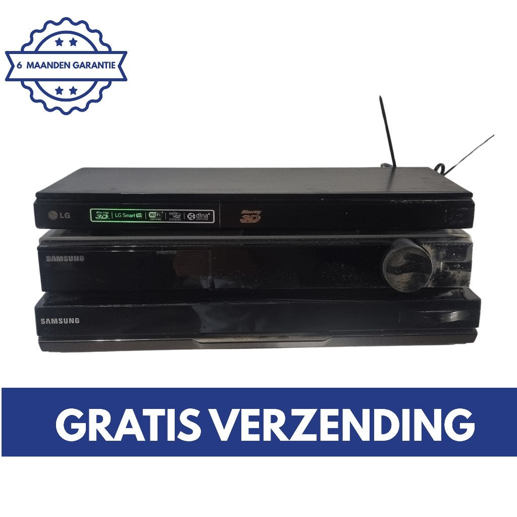 Partij Bluray spelers | Defect/Hobby | oa. LG en 2x Samsung