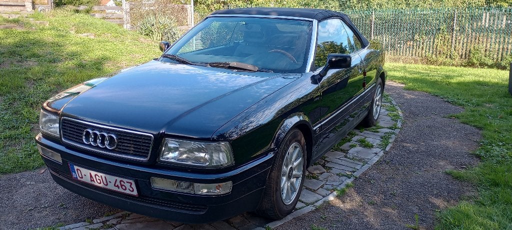 audi 80 cabriolet 2.3E 5 cilinder 1992, Auto's, 100 kW, Cabriolet, Blauw, 2300 cc