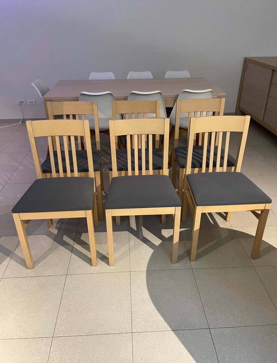 Chaises, Maison & Meubles, Comme neuf, Brun, Enlèvement, Cinq, Six Chaises ou plus
