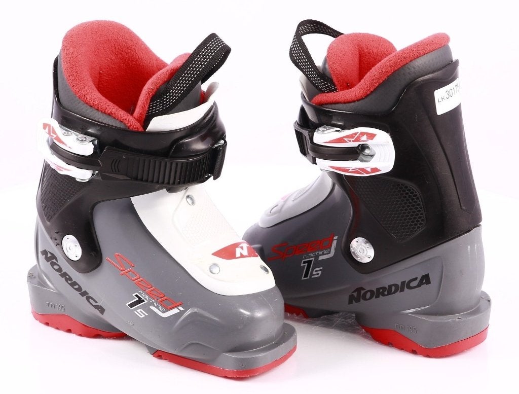 25; 25,5 EU kinderskischoenen NORDICA SPEEDMACHINE J1 S, Gebruikt, Verzenden, Schoenen, Carve