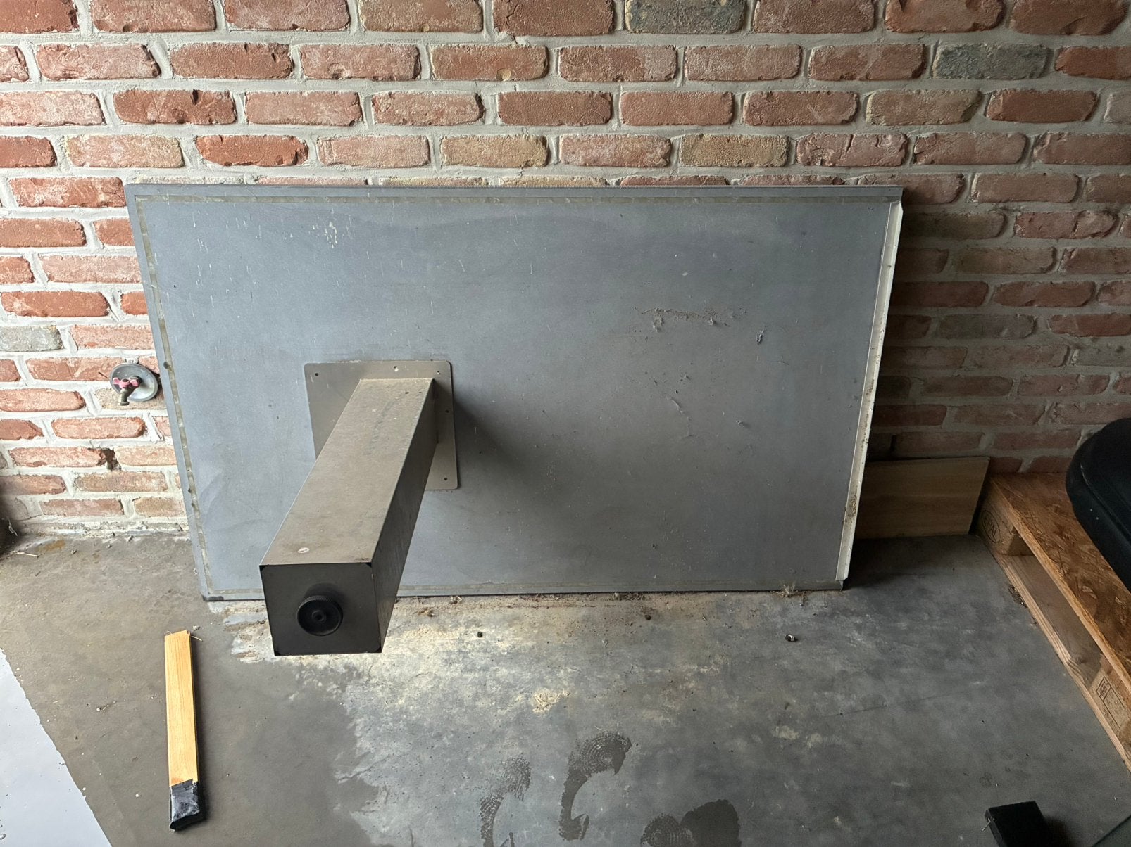 Tafel blauwe steen, Ophalen, Blauw, 50 tot 100 cm, Zo goed als nieuw
