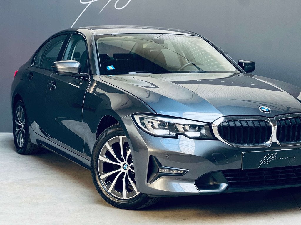 BMW 3 Serie 318 d *AUTOMATIQUE*LUMIÈRE AMBIANCE*CARNET COMP, Cuir, Argent ou Gris, Achat, Entreprise