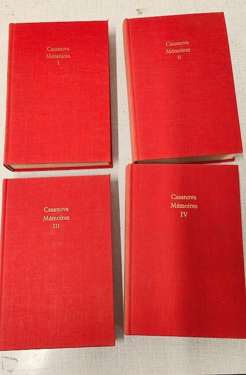 Set van 4 boeken over Cazanova's memoires, Ophalen of Verzenden, Gelezen, Casanova, Europa overig