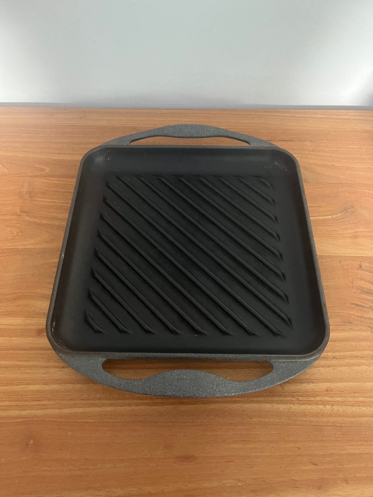 LE CREUSET geëmailleerde gietijzeren grill, Ophalen of Verzenden, Zo goed als nieuw, Gietijzer, Le Creuset