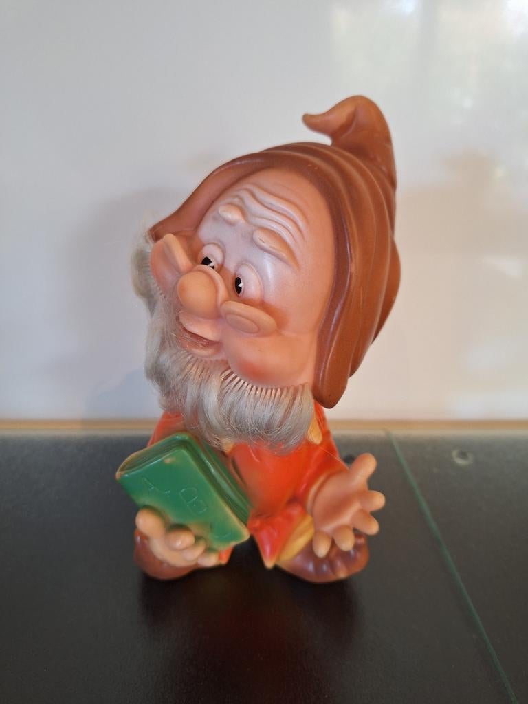 Vintage Famosa Ferrario kabouter met echte baard, Verzamelen, Ophalen of Verzenden, Gebruikt, Pop