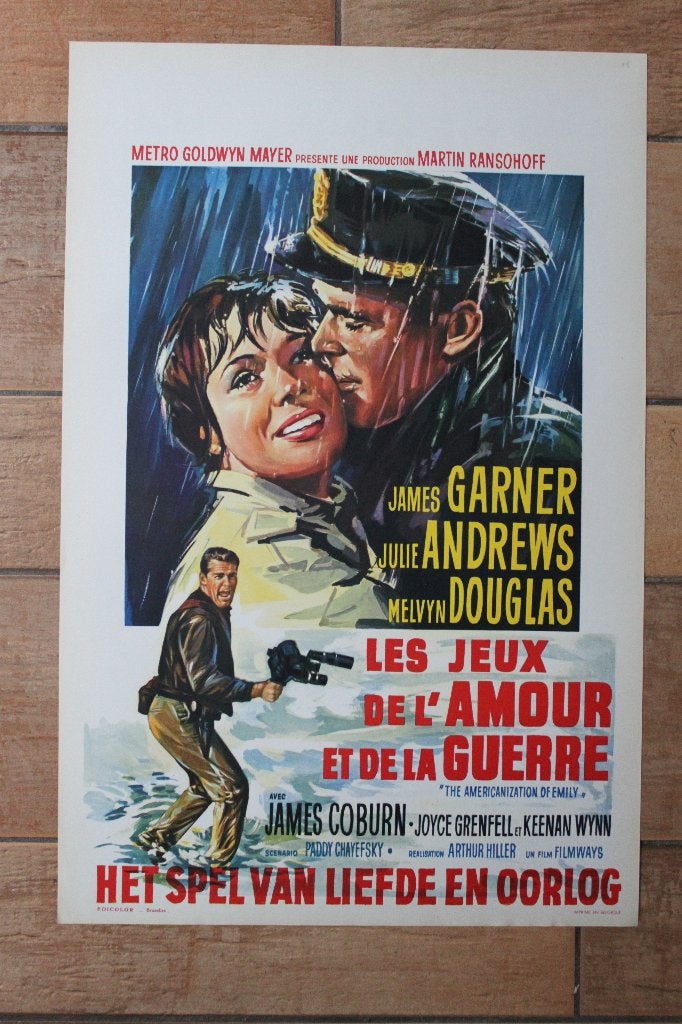 filmaffiche The Americanization Of Emily filmposter, Enlèvement ou Envoi, Rectangulaire vertical, A1 jusqu'à A3, Comme neuf