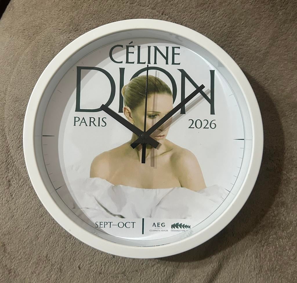 Horloge Celine Dion Paris 2026, Enlèvement ou Envoi, Neuf