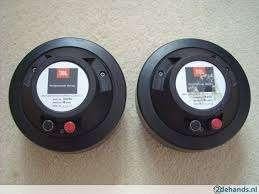 JBL 2425 Compressie Drivers Per Paar, Gebruikt, JBL, Ophalen of Verzenden, 60 tot 120 watt
