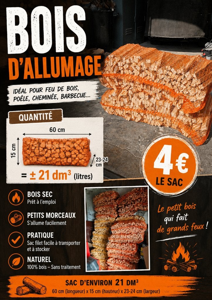 Bois d allumage, Enlèvement, Autres essences de bois, Branches