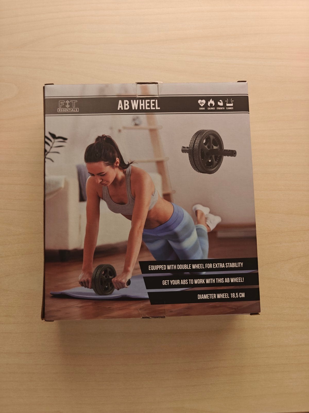 Ab Wheel nieuw, Sport en Fitness, Ophalen of Verzenden, Nieuw, Buik, Buikspierwiel
