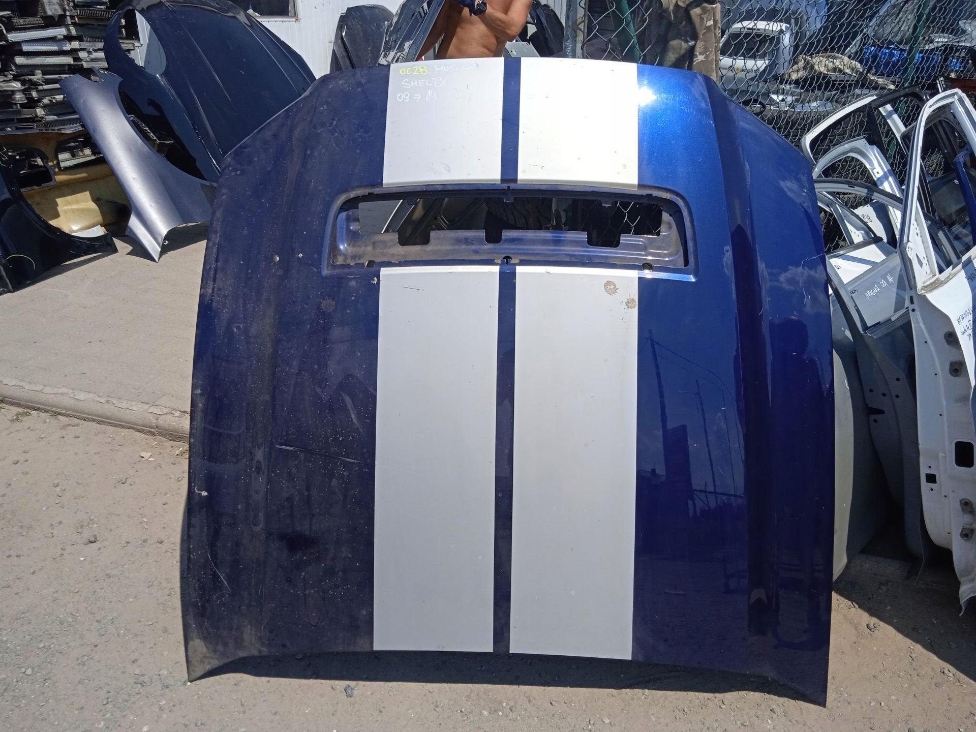 Ford Mustang V shelby GT500 Motorkap 09, Gebruikt, Info@ford.com, Ford, Motorkap