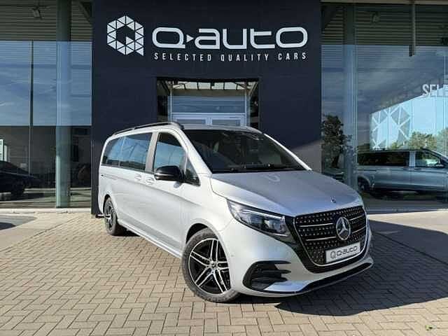 Mercedes-Benz V 300 d AMG Line 7 Zit of 5 Zit dubbel Cabine, Auto's, Automaat, Monovolume, Zwart, https://public.car-pass.be/vhr/afc6751e-62cc-42ce-9dc2-ddd28d8818e1