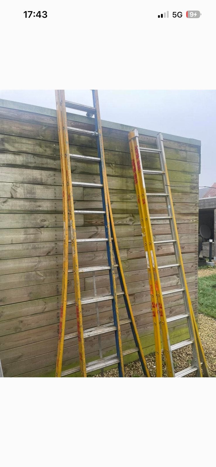 Ladders, Doe-het-zelf en Bouw, Ladders en Trappen, Ophalen, Gebruikt