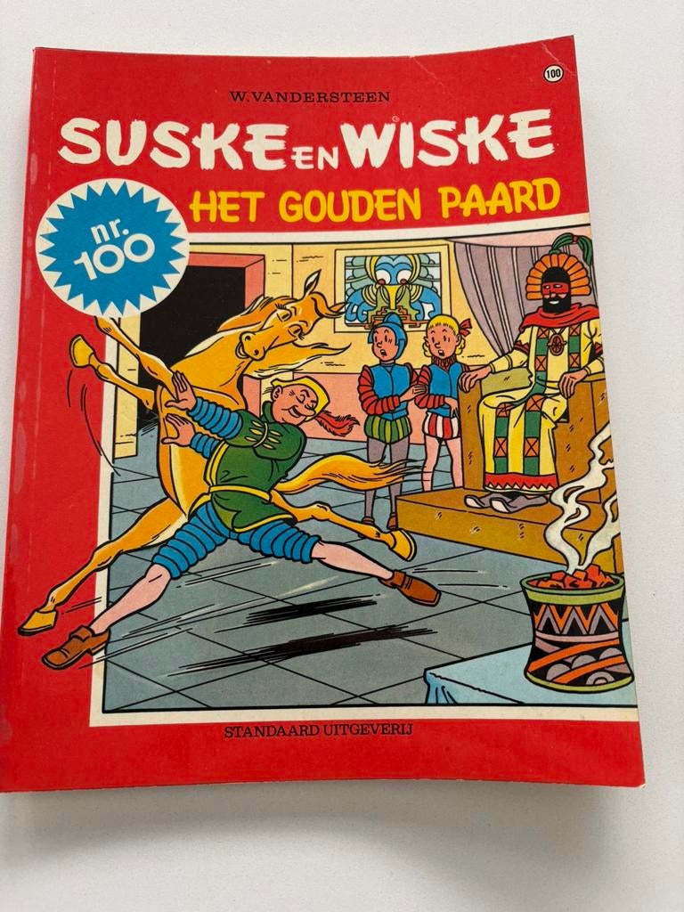Suske en Wiske nr100 Het gouden paard, Ophalen of Verzenden, Zo goed als nieuw