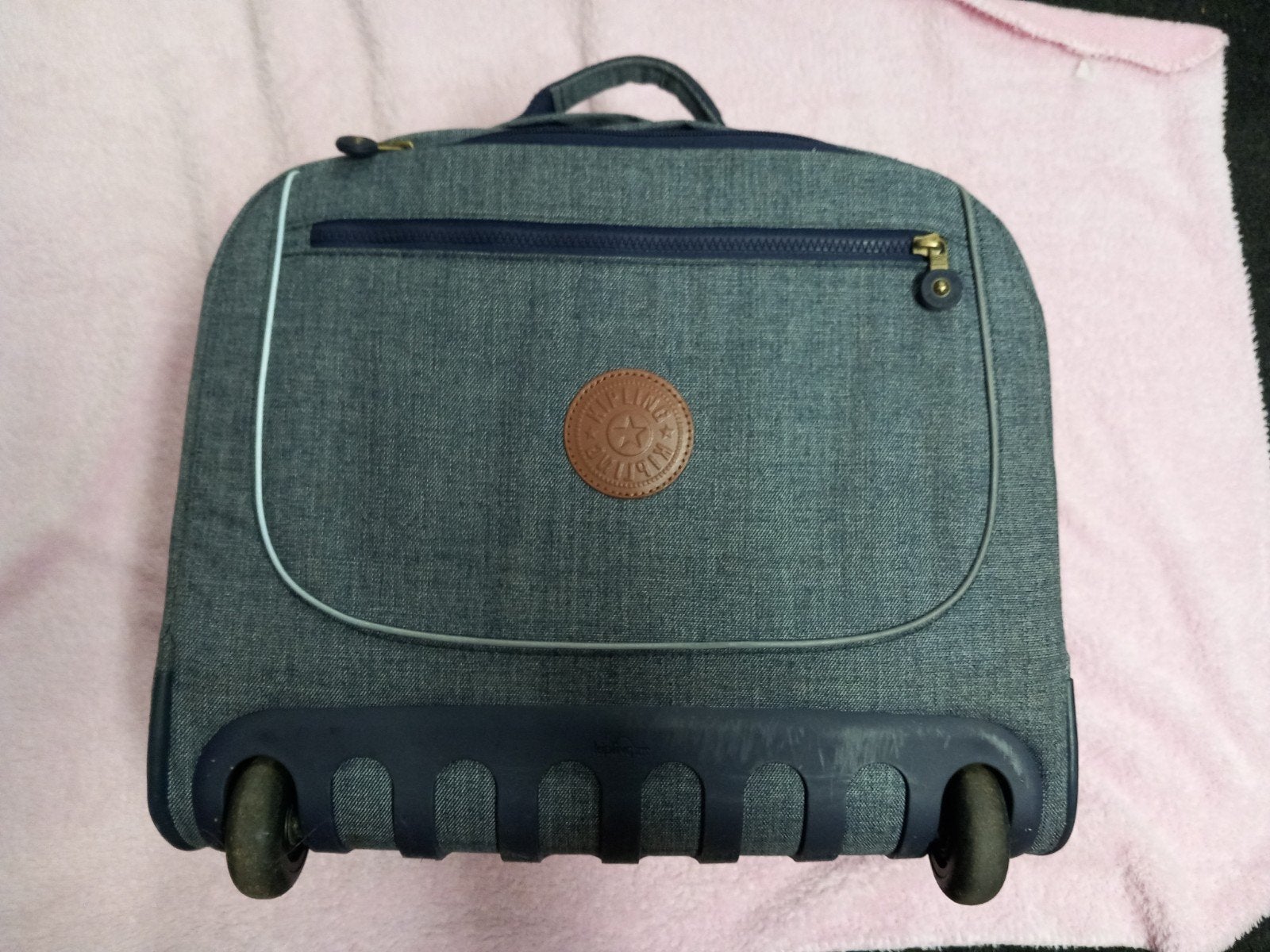Kipling trolley boekentas, Ophalen, Grijs
