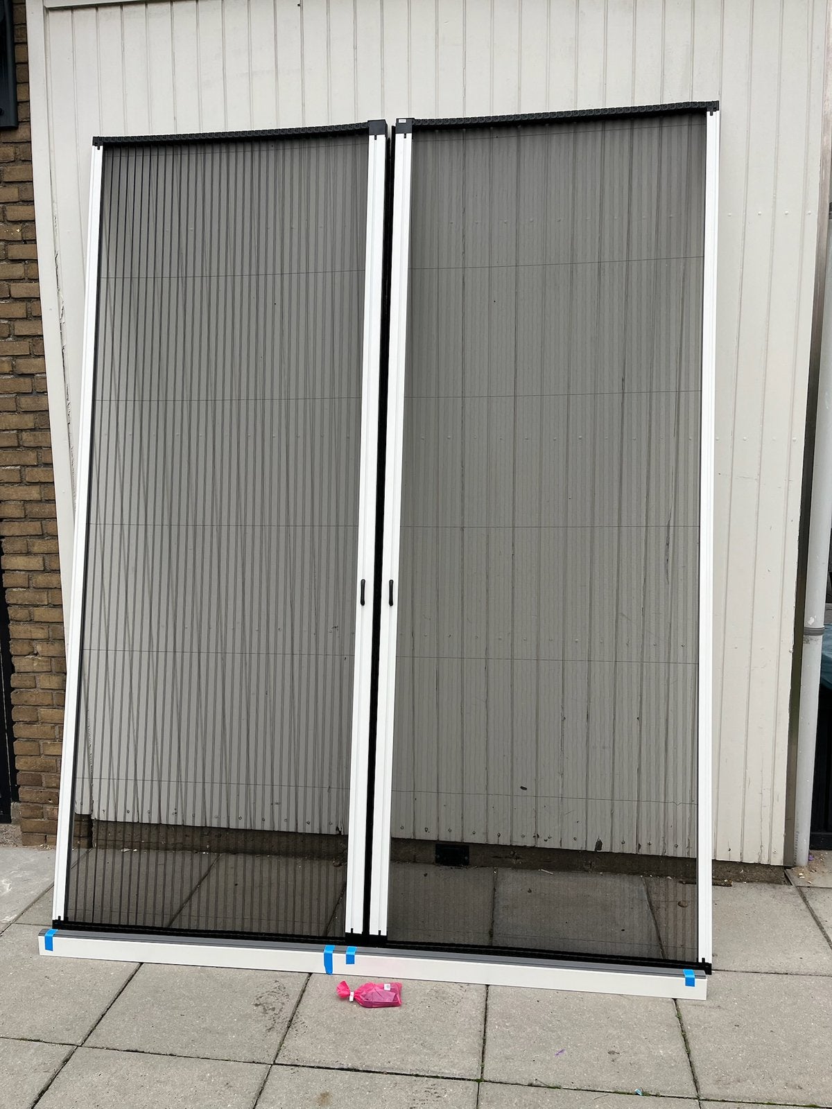 Porte moustiquaire plissée Luxaflex (neuve) 252,5x194 double, Enlèvement ou Envoi, Neuf