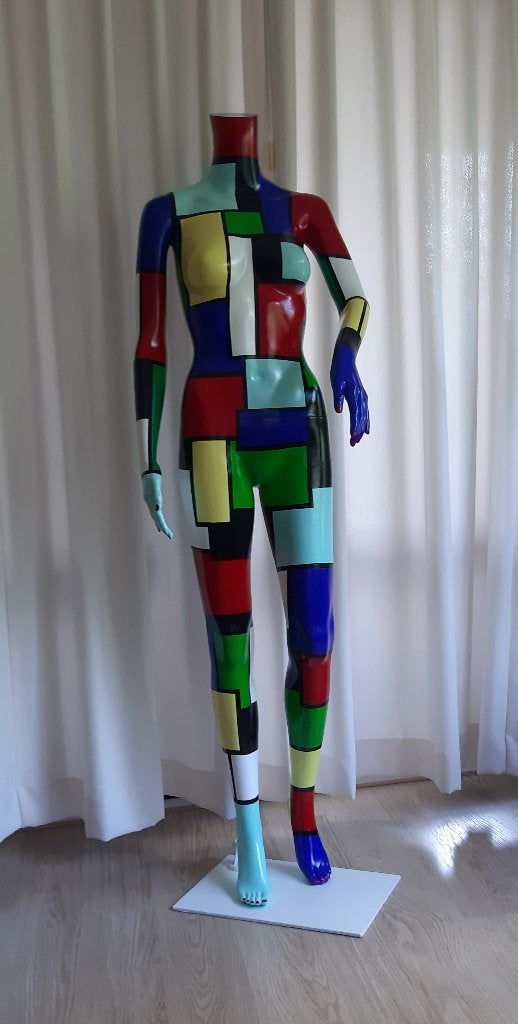 Etalagepop "Mary Ann ". 160 cm., Antiek en Kunst, Ophalen, Meerkleurig, 160 cm, Pop/figuur