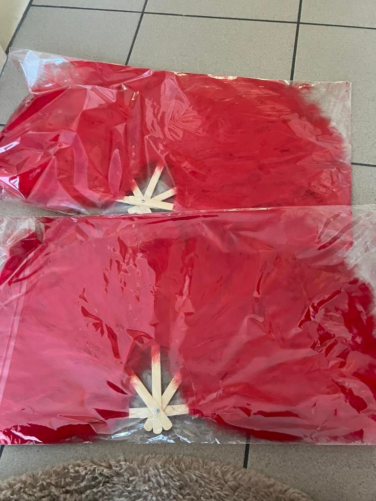 20 stuks Nıeuw Veren Waaıer voor henna/feest, Ophalen of Verzenden, Nieuw