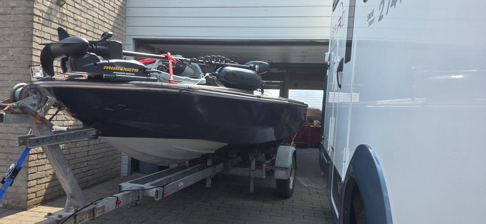 Beekman 450 Visboot met 3 motoren., Watersport en Boten, Vis- en Consoleboten, Beekman, Ophalen