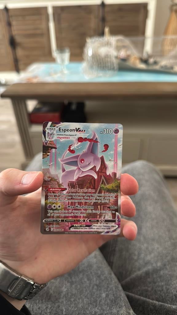 Espeon VMAX, Hobby en Vrije tijd, Ophalen of Verzenden, Nieuw