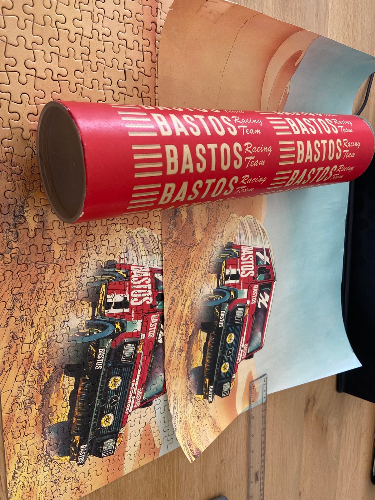 Bastos puzzel uit de jaren 80/90 - zeldzaam, Verzamelen, Overige Verzamelen, Ophalen of Verzenden, Gebruikt