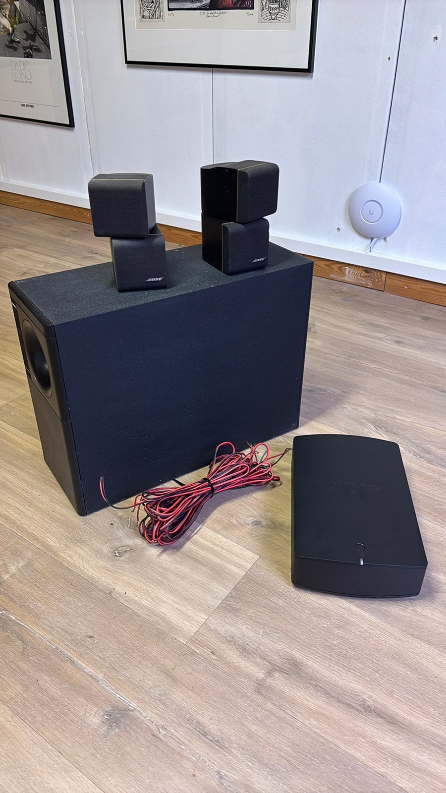 Bose versterker + Acoustimass 5 speakers, Enlèvement, Utilisé, Stéréo