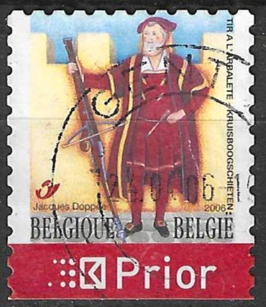 Belgie 2000 - Yvert 3482 /OBP 3497 - Kruisboogschutter (ST), Verzenden, Gestempeld, Gestempeld
