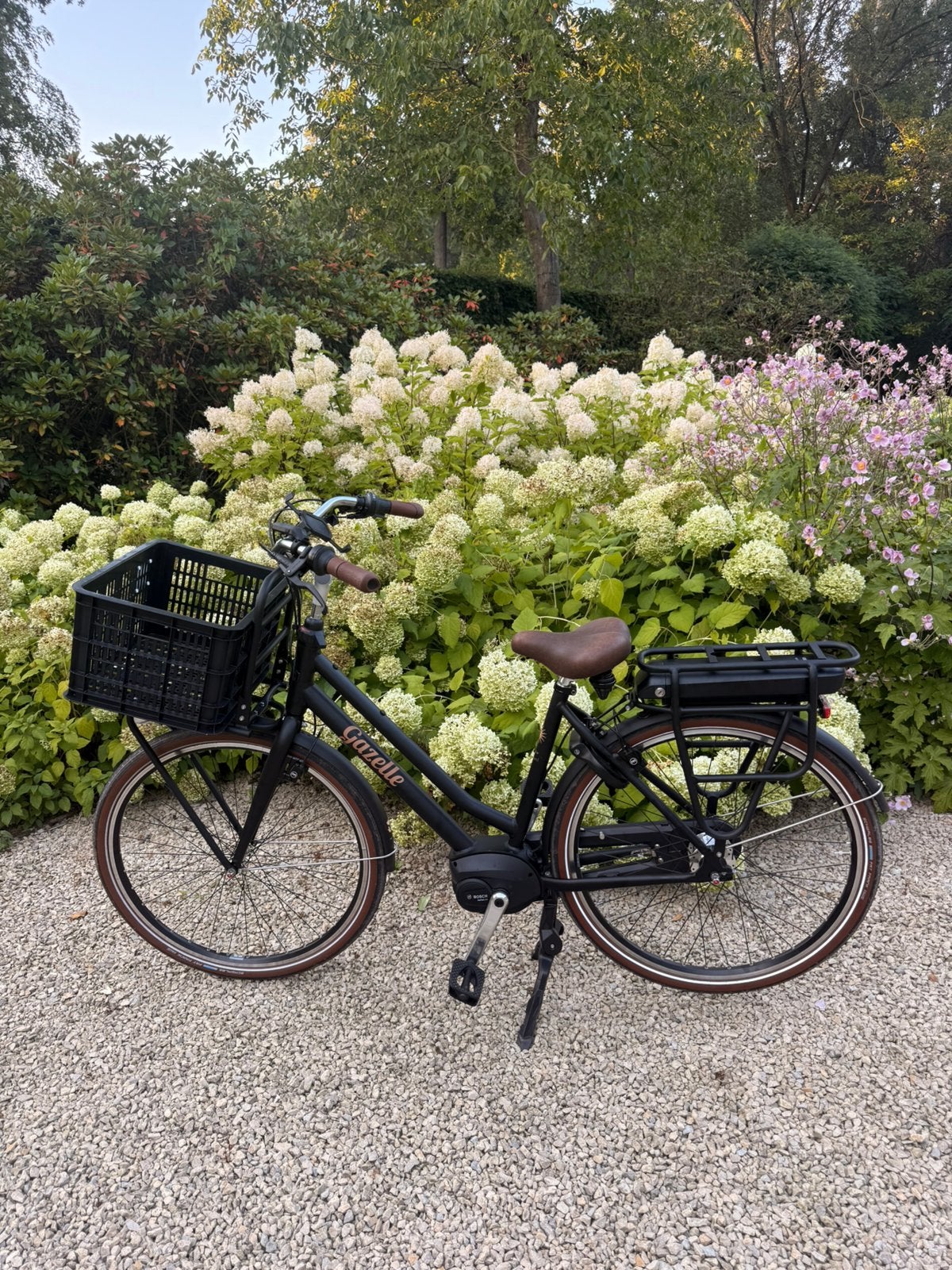Elektrische fiets Gazelle miss grace, Enlèvement, Comme neuf, Frein sur jante, Vitesses