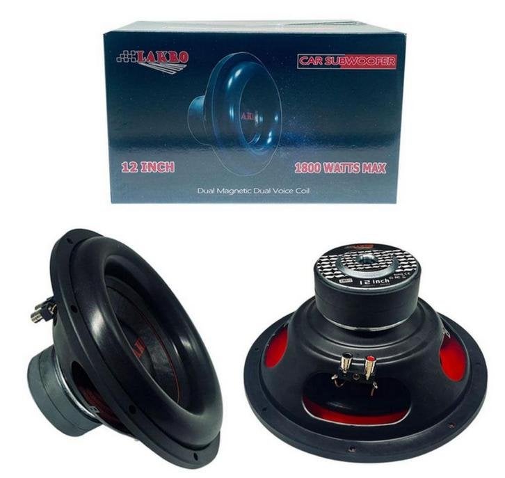 Lakro 1800watt SPL woofer 2x2ohm LAKRO-ETERNAL-12 Subwoofer