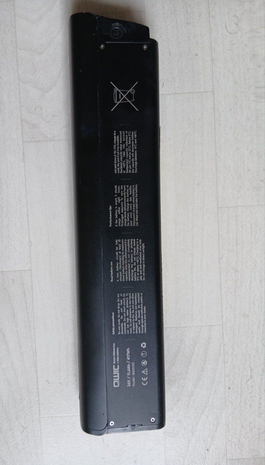 Qwic BA00125 (BA00130) accu 🔋, Vélos & Vélomoteurs, Accessoires vélo | Batteries de vélo, Enlèvement ou Envoi