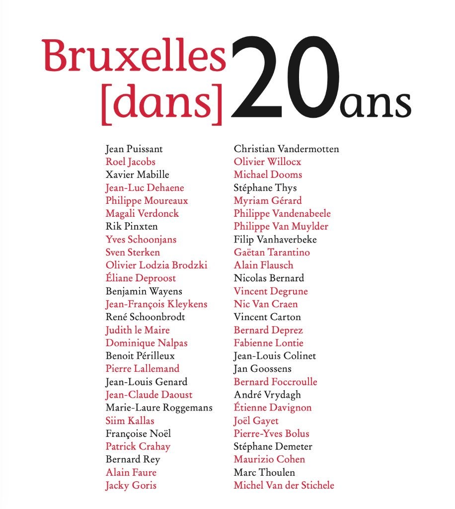 Bruxelles dans 20 ans Livre historique (2009) 504 pages, Enlèvement ou Envoi, Utilisé, Perspective.brussels, 20e siècle ou après
