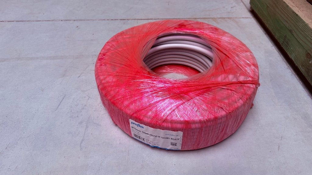 preflex (VOB) 3G2.5 (100m) 7 rollen, Bricolage & Construction, Enlèvement, Neuf, Câble ou Fil électrique