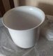 bloempot wit H 27 cm, Ophalen, Binnen