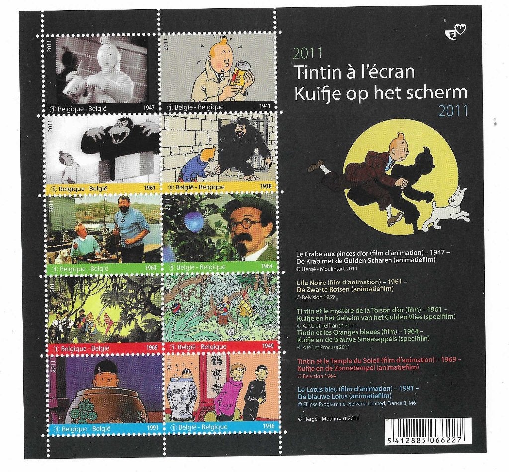 Timbres de Belgique - bloc 192 Tintin, Timbres & Monnaies, Envoi, Neuf