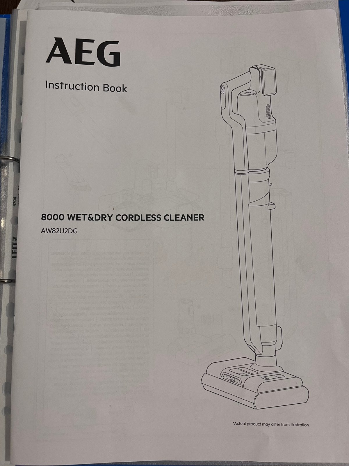 AEG 8000 Wet & Dry – zo goed als nieuw, Electroménager, Enlèvement ou Envoi, Convient aux sols durs, Réservoir, Aspirateur balai