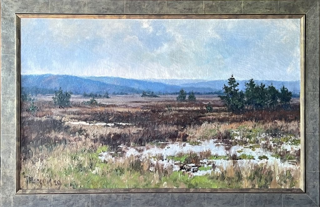 Jean François. Paysage de Fagnes. 1929., Antiquités & Art, Art | Peinture | Classique, Enlèvement ou Envoi, Peinture à l'huile