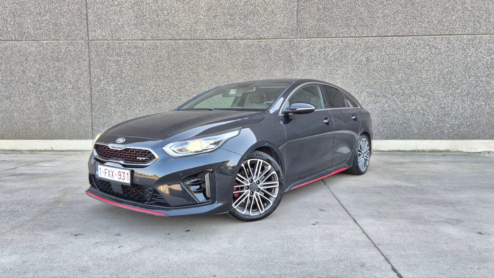 Kia ProCeed GT 1.6 T-GDi 204 pk DCT – 2019, Auto's, Zwart, 4 cilinders, Zwart, 5 deurs